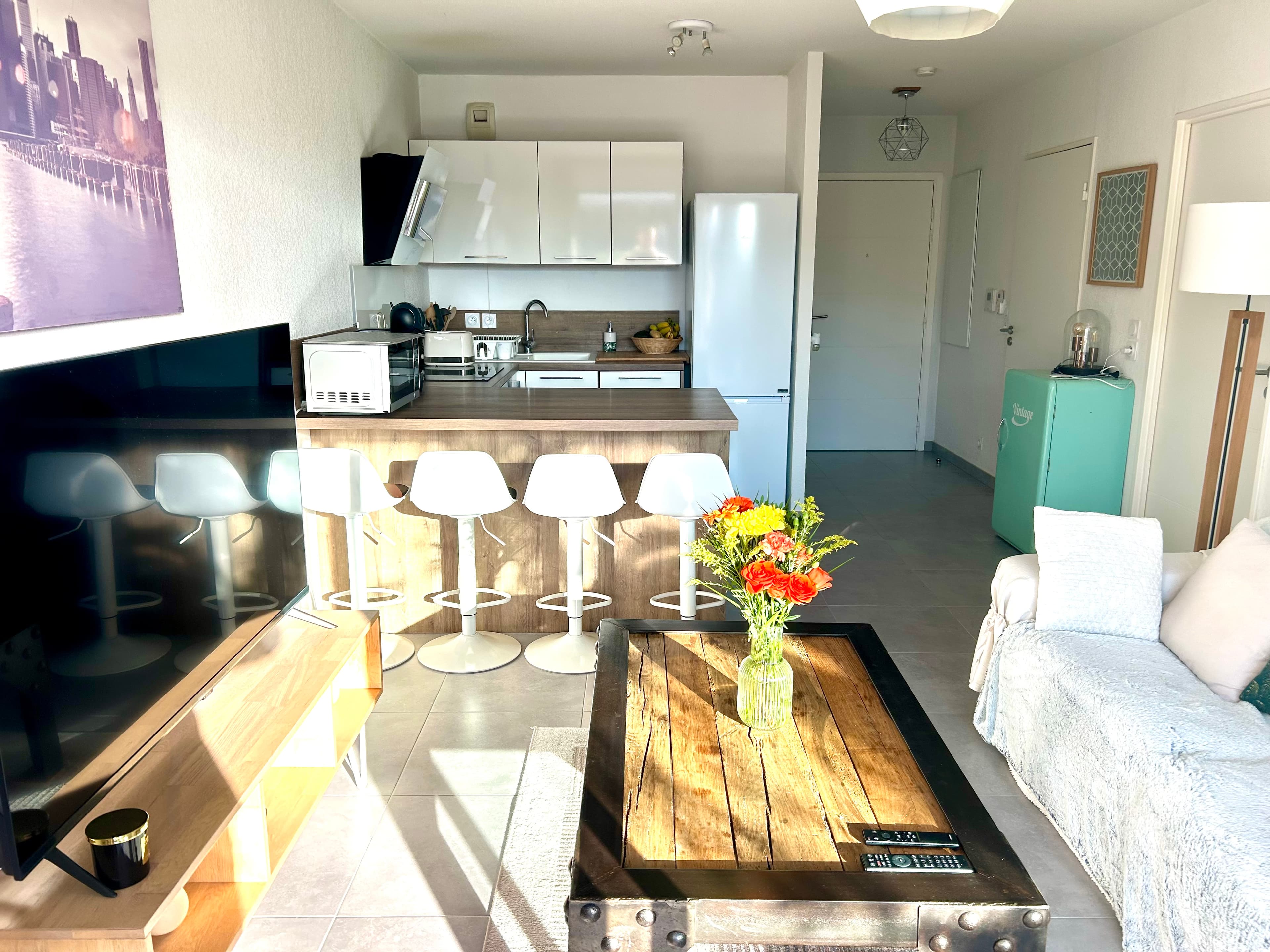 Salon vue panoramique